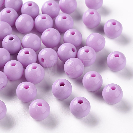 Opaque Acrylic Beads MACR-S370-C10mm-A03-1