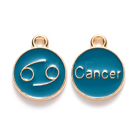 Alloy Enamel Pendants LS-X-ENAM-S124-01B-05D-1