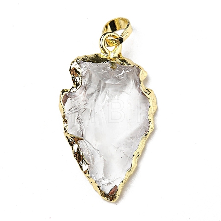 Natural Quartz Crystal Pendants G-P207-01B-1