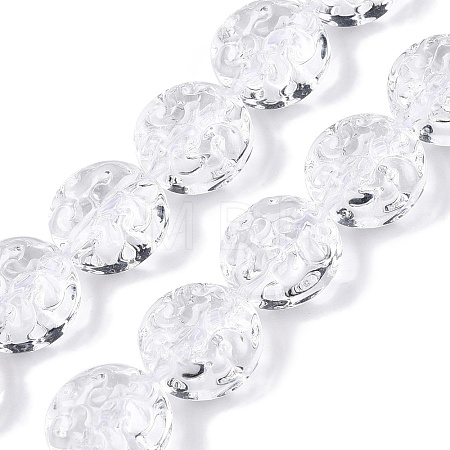 Transparent Glass Beads Strands GLAA-N001-53-1