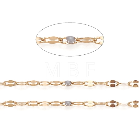 Handmade 304 Stainless Steel Dapped Chains CHS-D026-16J-G-1