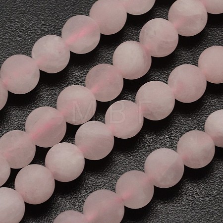 Natural Rose Quartz Beads Strands G-D670-6mm-1