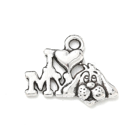 Tibetan Style Alloy Pendants PALLOY-A037-03K-AS-1