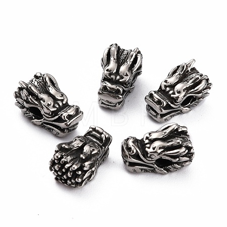 304 Stainless Steel Beads STAS-J034-13AS-1