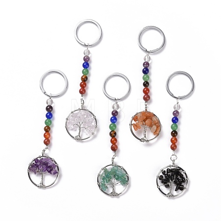 Gemstone Chakra Keychain KEYC-P037-A-1