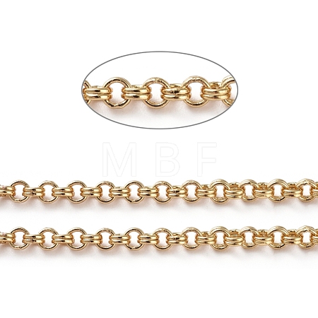 3.28 Feet Soldered Brass Rolo Chains X-CHC-G005-22G-1