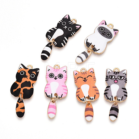 Alloy Enamel Pendants FIND-Q102-12M-1