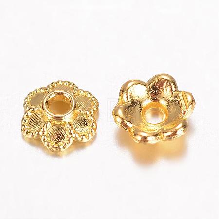 Alloy Bead Caps PALLOY-D348-29G-1