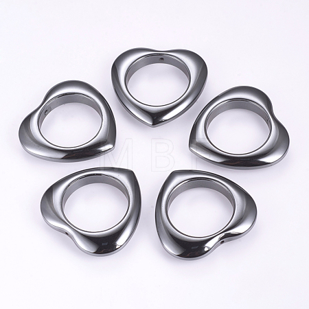 Non-Magnetic Synthetic Hematite Pendants G-P061-14A-1