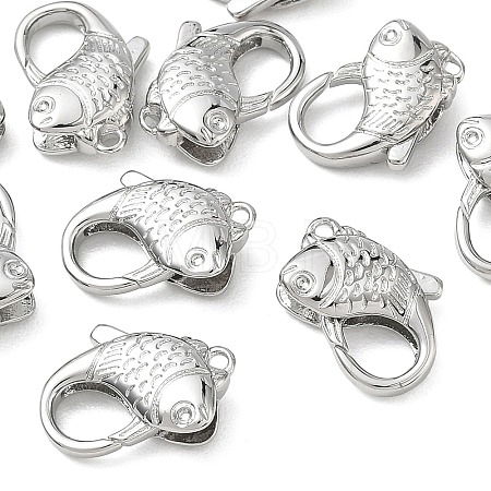 SHEGRACE Brass Lobster Claw Clasps XGRQ4G107-673P-1