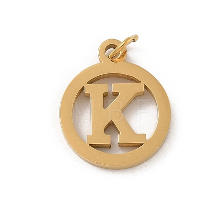 304 Stainless Steel Charms
with Jump Ring STAS-R001-02G-K-1