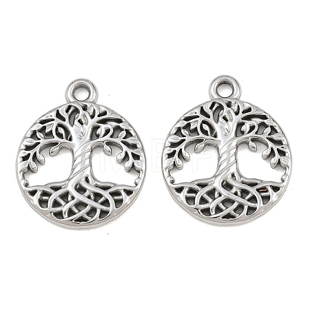 304 Stainless Steel Pendants SA-CBA1839-20P-1