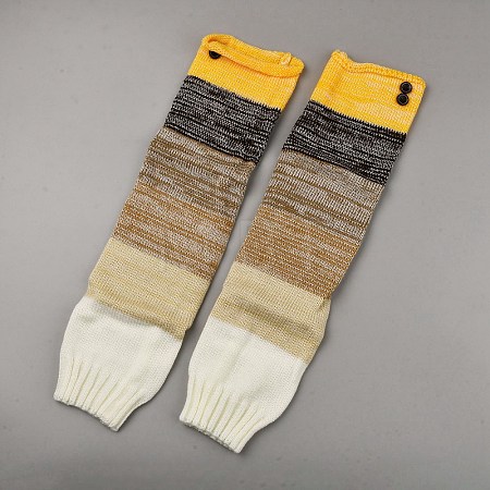 Acrylic Fiber Yarn Leg Warmers Socks AJEW-WH20064-44A-1