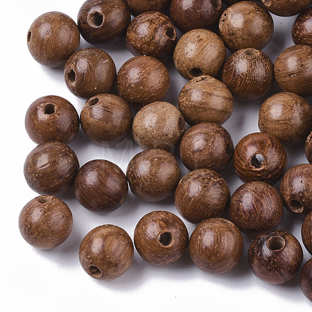 Natural Wood Beads WOOD-S666-6mm-01-1