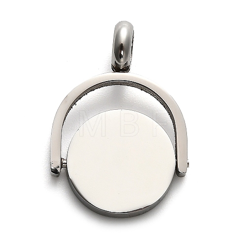 304 Stainless Steel Rotatable Pendants STAS-H438-08P-1