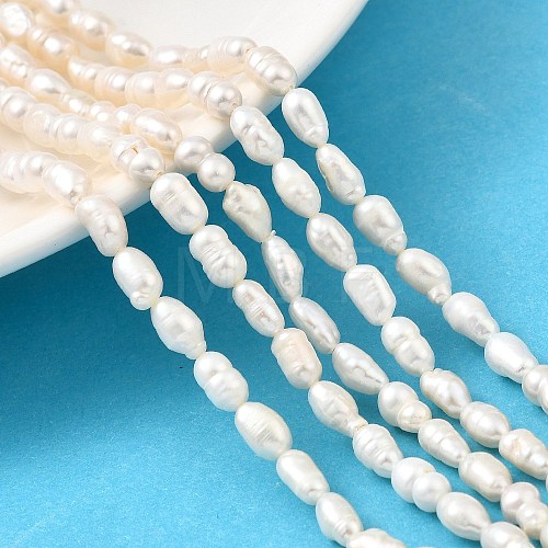 Natural Cultured Freshwater Pearl Beads Strands PEAR-I007-01P-03B-1