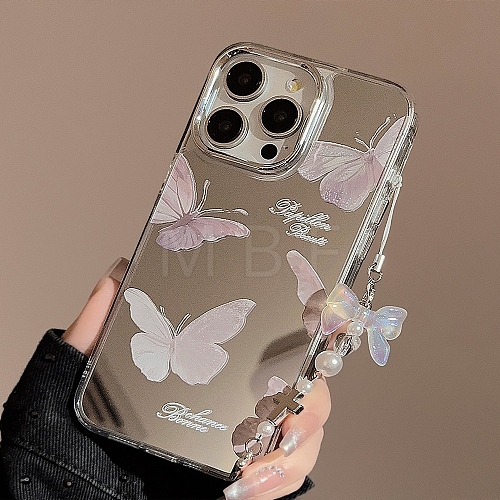 Ins mirror Butterfly Cartoon Shell TPU Plastic Mobile Phone Cover PW-WGD834D-02-1