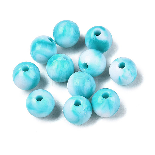 Opaque Acrylic Beads SACR-R853-10mm-213-1