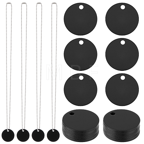 DIY Stamping Blank Tag Necklace Making Kit DIY-SC0020-83-1