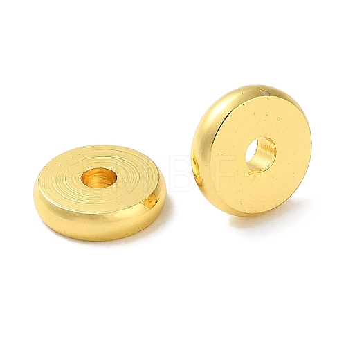 Rack Plating Brass Spacer Beads KK-F090-17G-02-1