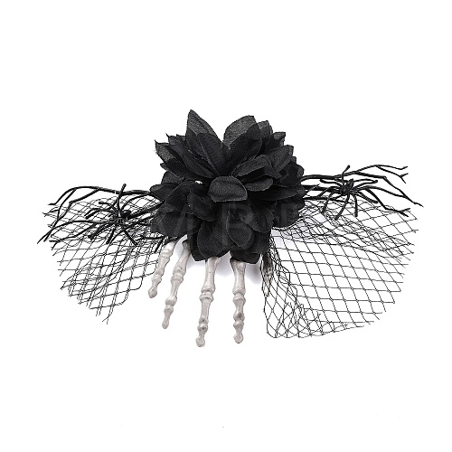 Halloween Party Hair Accessories AJEW-S088-06A-1