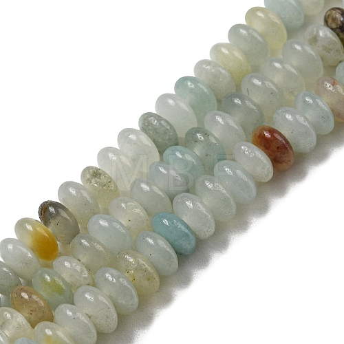 Natural Flower Amazonite Beads Strands G-K343-C01-01-1