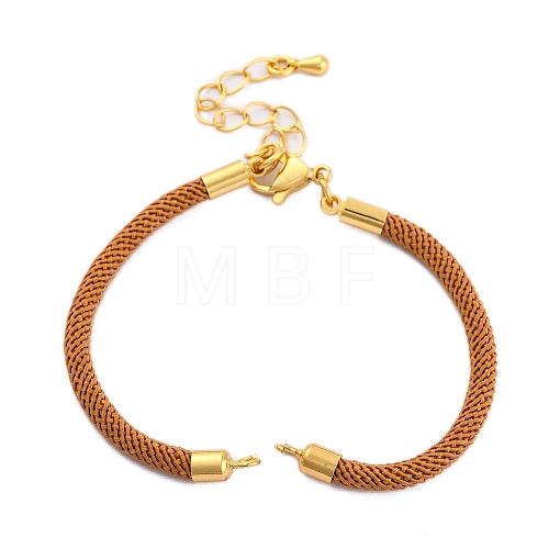 Nylon Cords Bracelet Makings Fit for Connector Charms AJEW-P116-02G-31-1