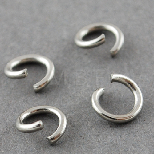 304 Stainless Steel Jump Rings X-A-STAS-R049-6x0.7mm-1