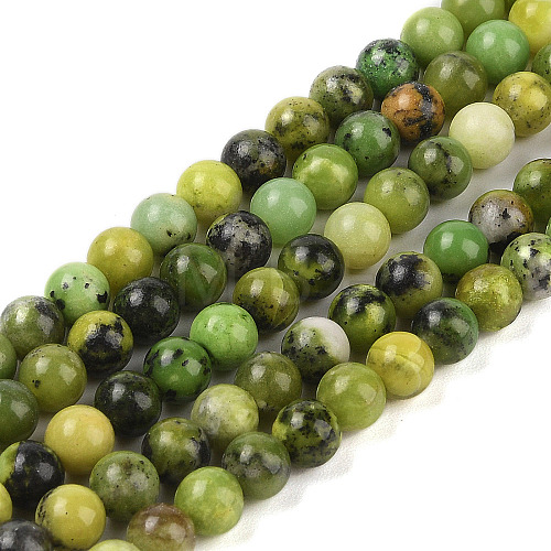 Natural Serpentine Beads Strands G-G829-06-4mm-1