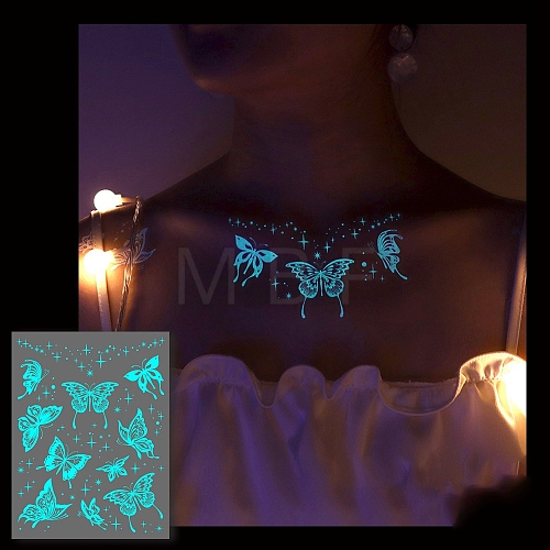 Luminous Removable Temporary Water Proof Tattoos Paper Stickers PW-WG10232-09-1