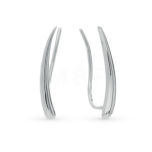 925 Silver Hoop Earrings YJ3710-1