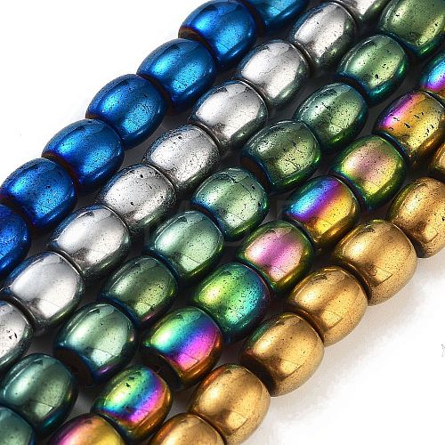 Synthetic Magnetic Hematite Beads Strands G-P545-H01-01-1