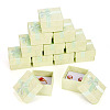 Square Paper Jewelry Ring Gift Boxes with Bowknot CON-TAC0010-80B-1
