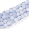 Crackle Glass Beads Strands GLAA-N009-8mm-07-1