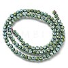 Electroplated Synthetic Non-magnetic Hematite Beads Strands G-C154-A01-01H-2