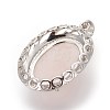 Natural Rose Quartz Jewelry Sets SJEW-P156-01-3