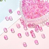 100Pcs Frosted Baking Paint Glass Beads DGLA-YW0001-36D-1