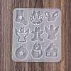 Christmas Pendants DIY Silicone Mold DIY-K073-19D-2
