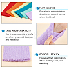 6Pcs 6 Colors Polyester Elastic Ribbing Fabric for Cuffs DIY-BC0006-53B-4