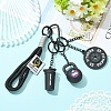 8Pcs 8 Styles Alloy Pendant Decorations HJEW-YW00556-01-5