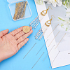 140Pcs 2 Colors 304 Stainless Steel Ball Head Pins STAS-PH0006-77-3