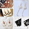 Unicraftale Big Wire Wrap Geometry Dangle Earring DIY Making Kit DIY-UN0003-02-7