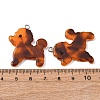 Opaque Cellulose Acetate(Resin) Pendants RESI-B042-02C-3