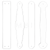 DIY Leather Purse Handle Acrylic Templates FIND-WH0420-105A-1