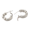 Punk Style Brass Hoop Earrings EJEW-A102-05P-2