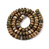 Natural Verdite Stone Beads Strands G-N367-02A-11-3