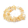 Heated Natural Citrine Beads Strands G-K220-05-2
