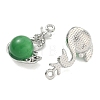 Alloy Rhinestone Pendants FIND-D044-22P-3