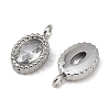 304 Stainless Steel Micro Pave Cubic Zirconia Charms STAS-K302-01E-P-2
