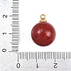 304 Stainless Steel Resin Pendants STAS-K322-10C-03-3